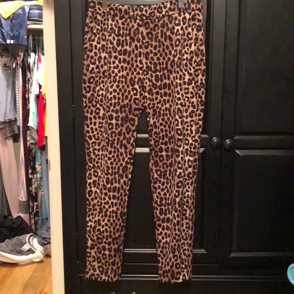 MK cheetah print slacks